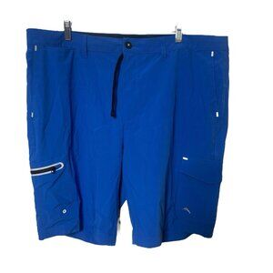 Tommy Bahama IslandZone Shorts Mens 40 Blue Quick Dry Swim Trunks Fishing Active